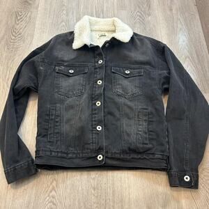 Cage small black jean fur